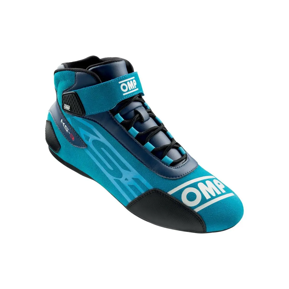 Botas De Corrida Omp Kart Ks-3 Azul Marinho Preto/Branco 46 1