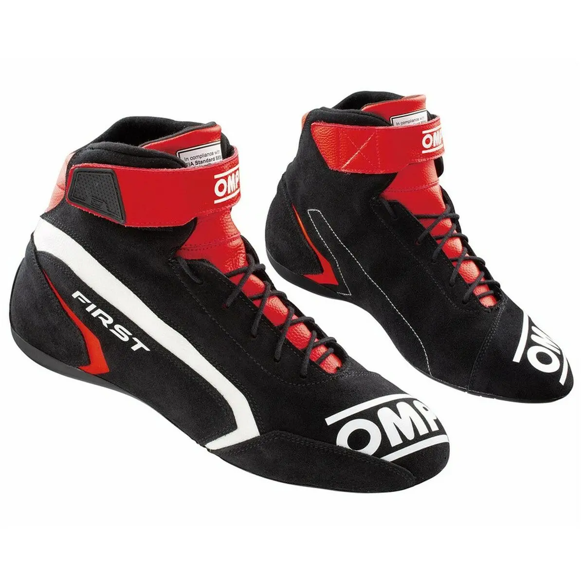 Botas De Corrida Omp First Preto/Vermelho 43 1