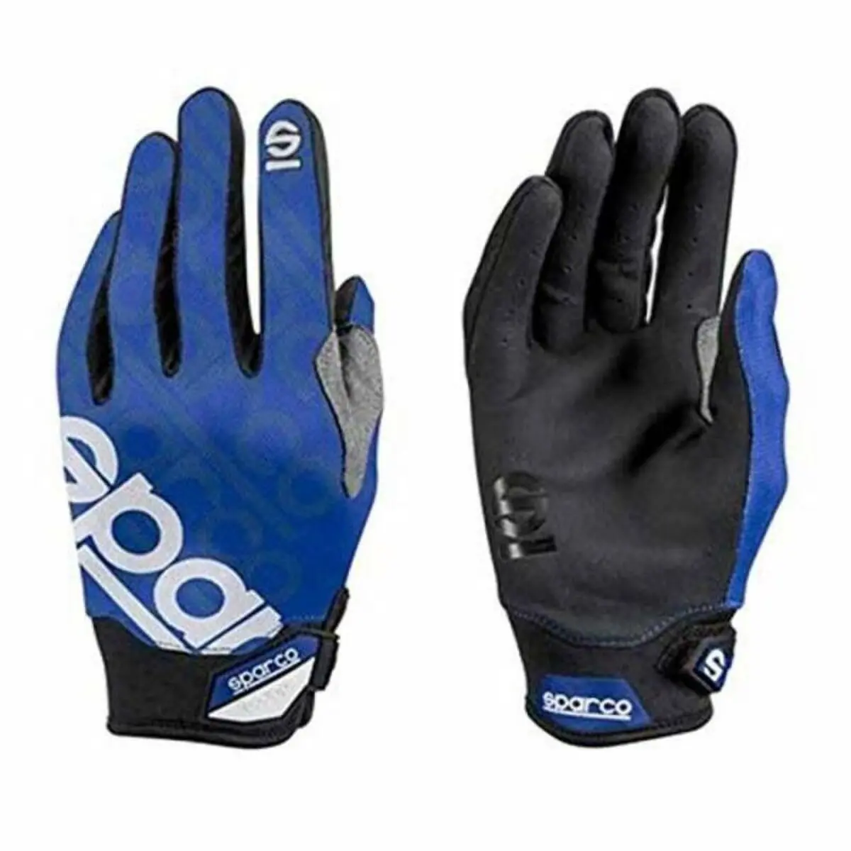 Luvas De Condução Para Homens Sparco Meca 3 Azul Tamanho L 1
