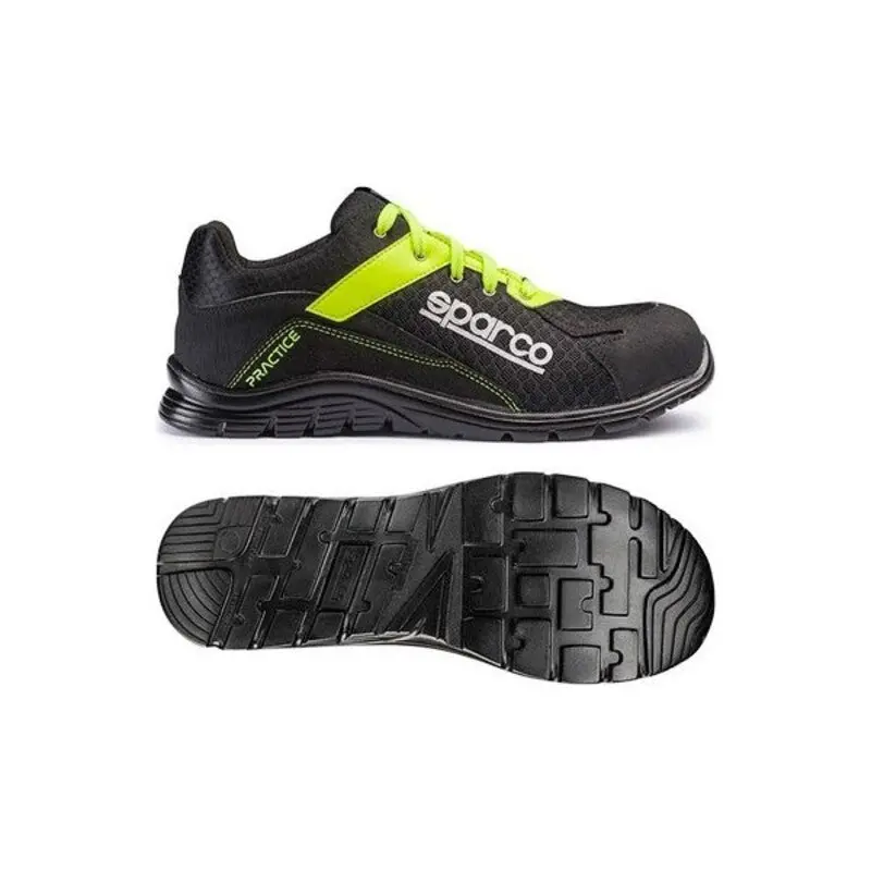 Sapatilhas Sparco Practice Jos Preto/Amarelo 1