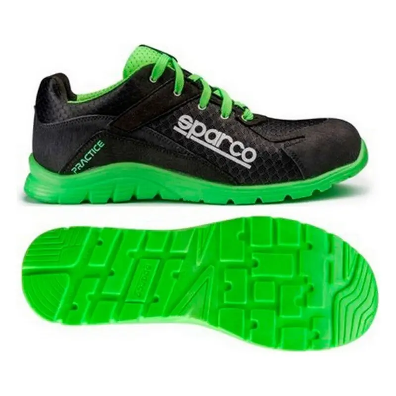 Sapatilhas Sparco Practice 07517 Preto/Verde 1