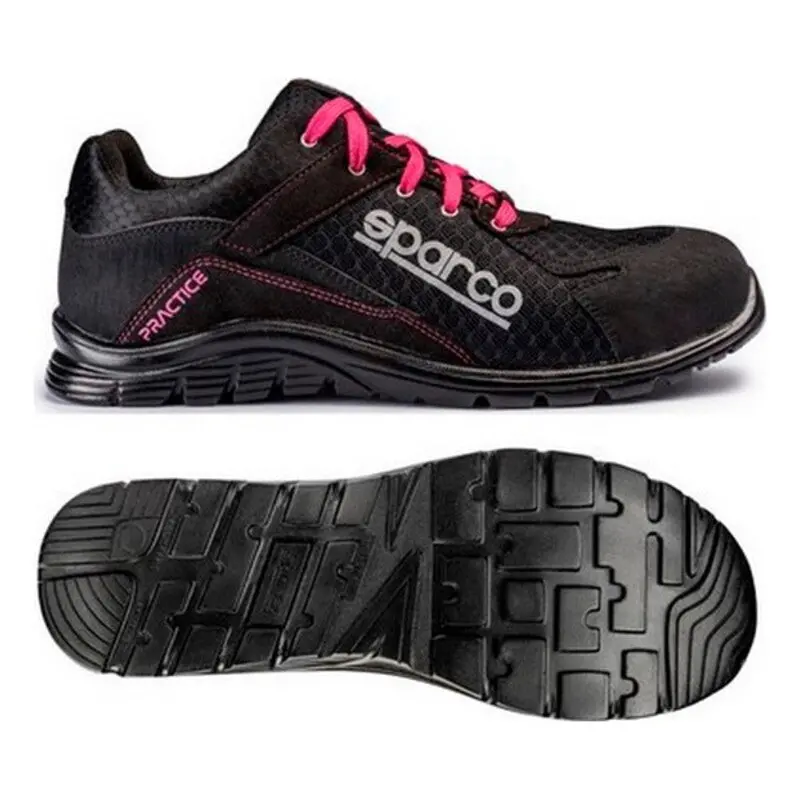 Sapatilhas Sparco Practice Preto Cor De Rosa 1
