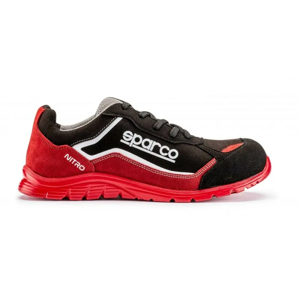Sapatilhas Sparco Nitro Marcus S3, Preto/Vermelho, Tamanho 48 1