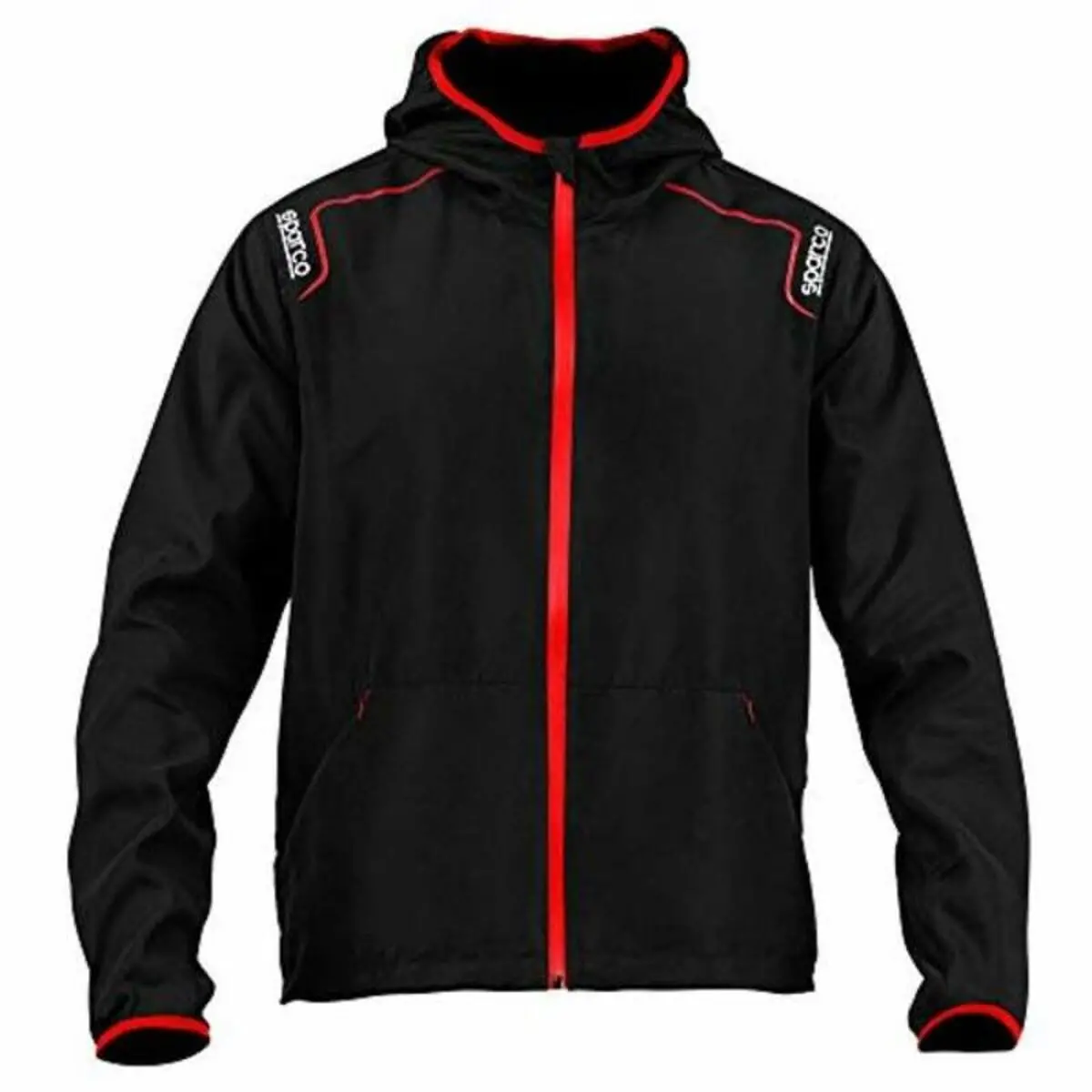 Polar Com Capuz Sparco S02405nr1s Preto Corta-Vento 1