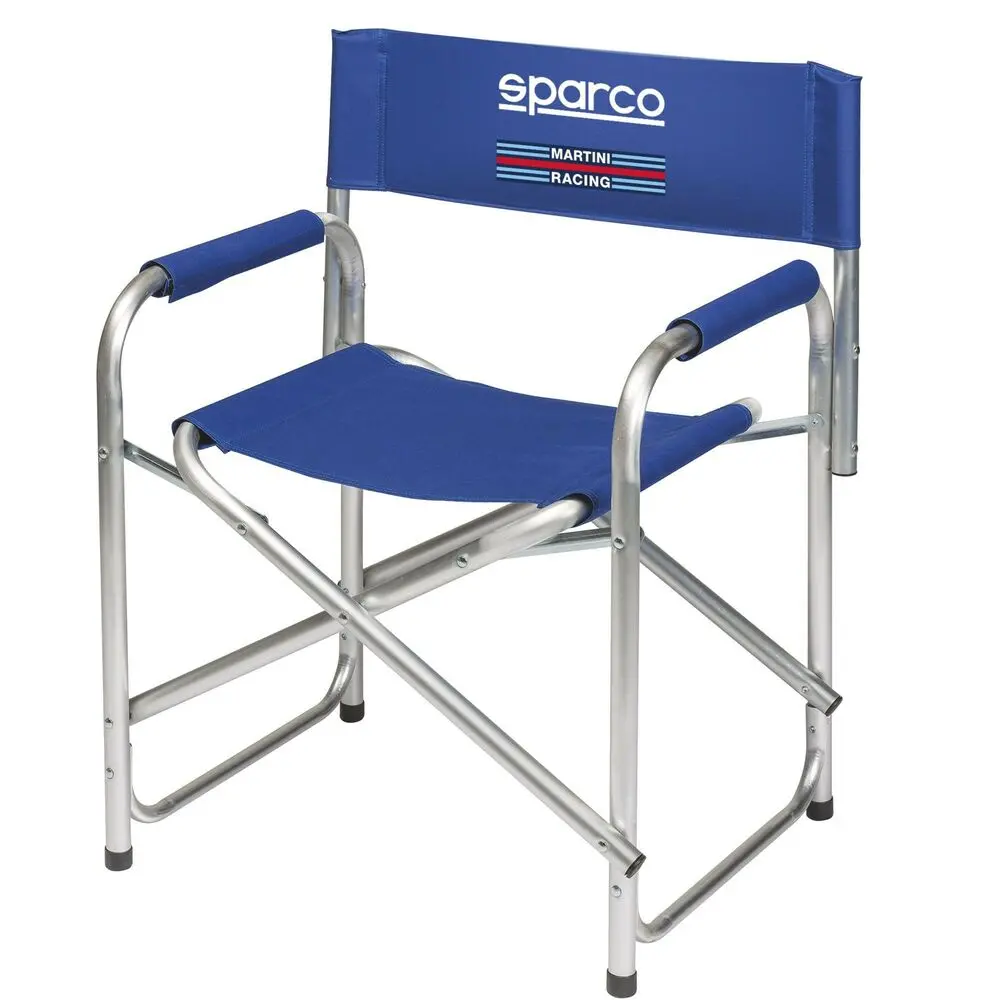 Cadeira De Campismo Acolchoada Sparco Martini Racing Azul 1
