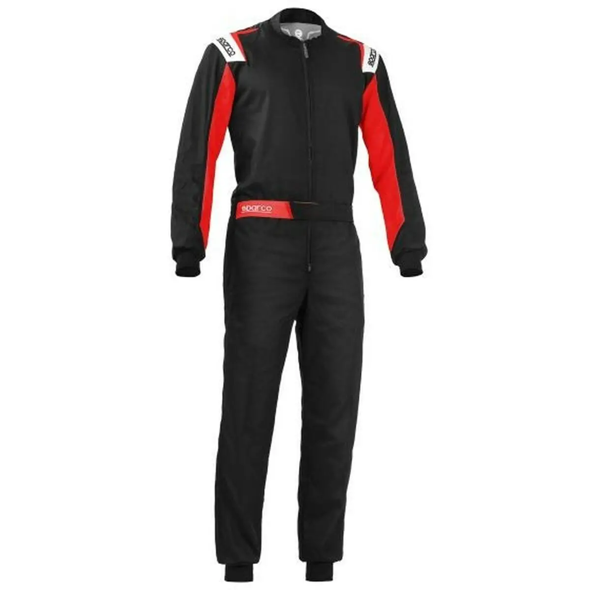 Fato De Corrida Sparco Rookie Preto/Vermelho Menino 130 Cm 1