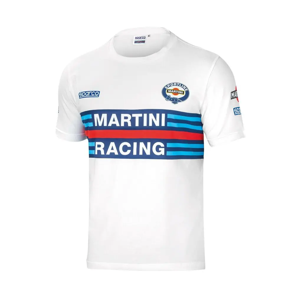 Camisola De Manga Curta Sparco Martini Racing Tamanho L Branco 1