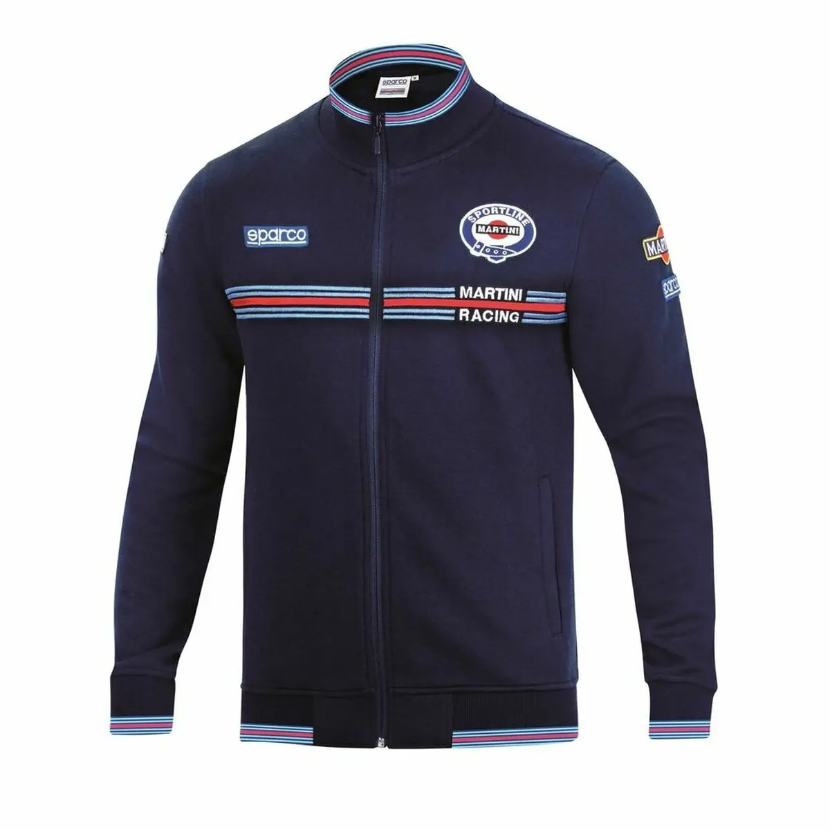 Polar Com Capuz Sparco Martini Racing Azul Marinho Xs 1