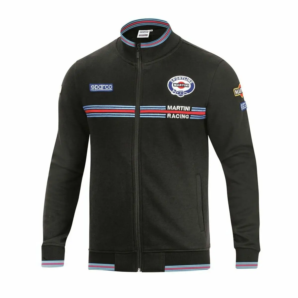 Polar Sem Capuz Homem Sparco Martini Racing Preto Tamanho M 1