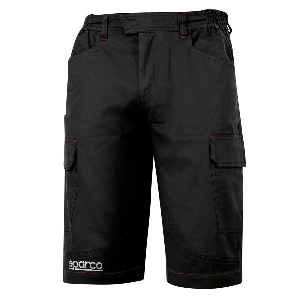 Calças Curtas Sparco Bermuda Cargo Preto 1