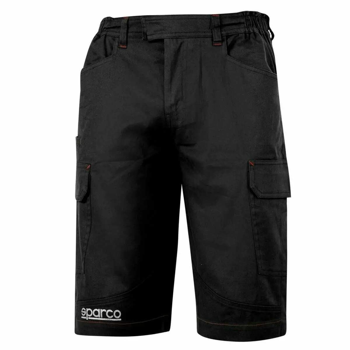 Calças Curtas Sparco Preto Elástico 1