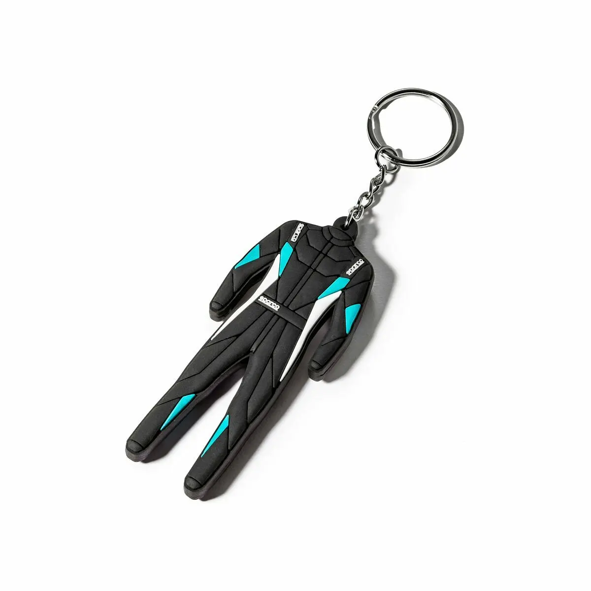 Corrente Para Chave Sparco Leather Suit Racing Preto 1