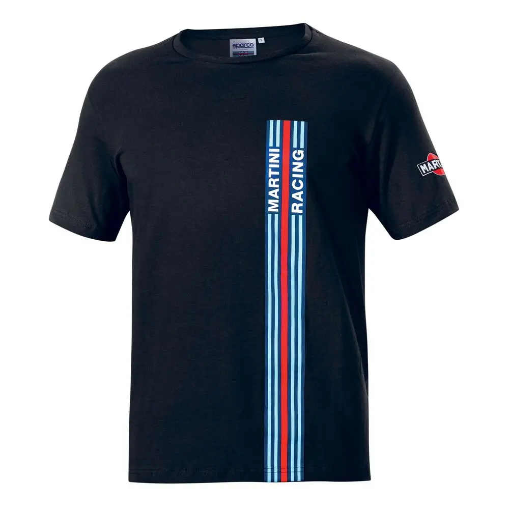 Camisola De Manga Curta Homem Sparco Martini Racing Preto (Tamanho M) 1