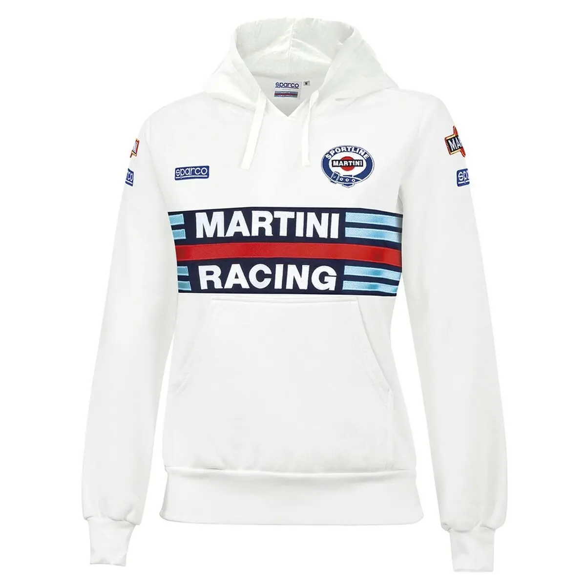 Polar Com Capuz Mulher Sparco Martini Racing Branco 1