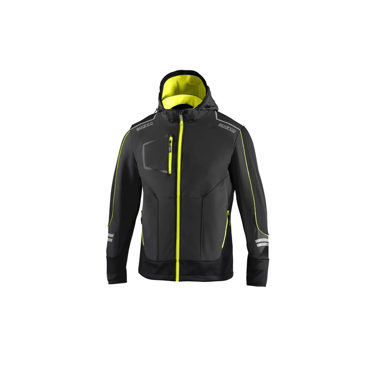 Casaco De Desporto Para Homem Sparco Tech Tw Amarelo Cinzento 1