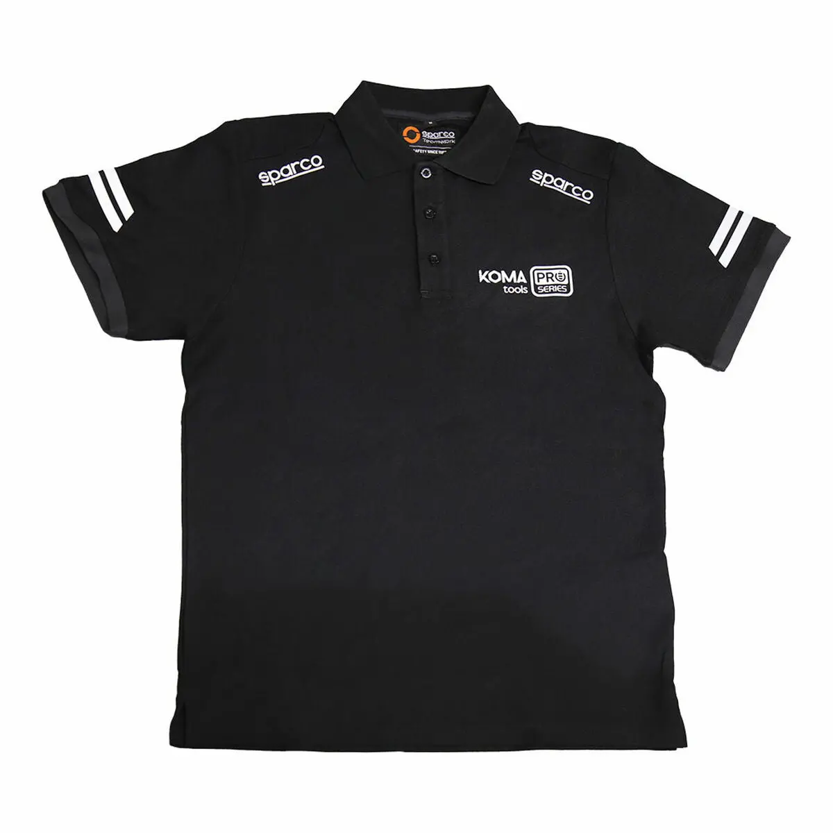 Polo De Manga Curta Sparco Koma Tools 02415Nrgs 1
