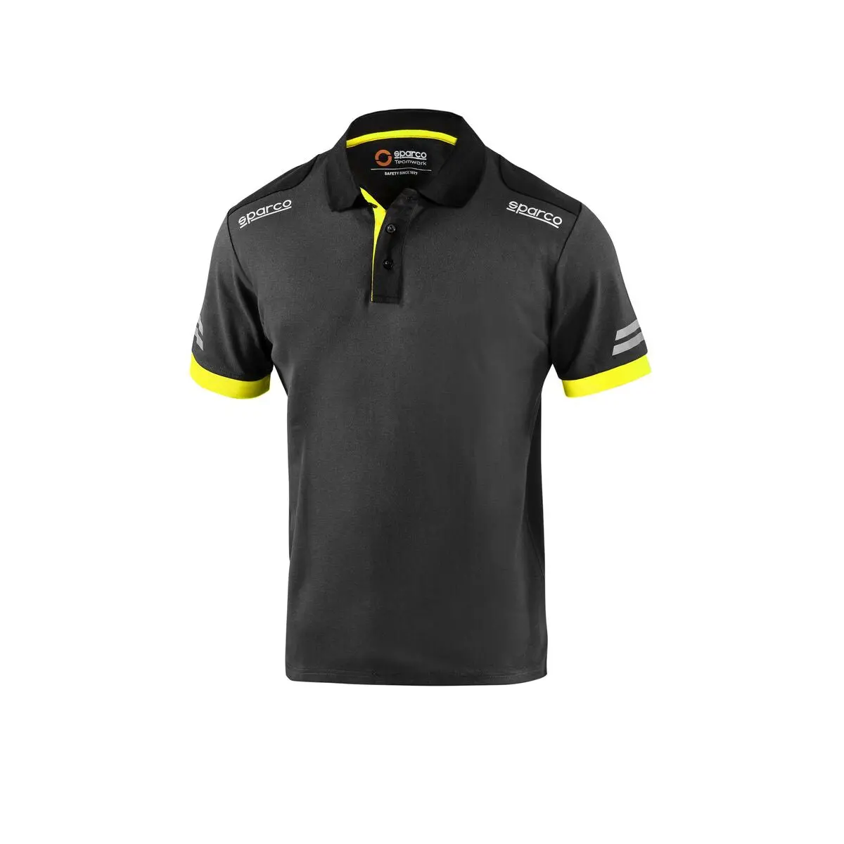 Polo De Manga Curta Homem Sparco Cinzento Xxl 1