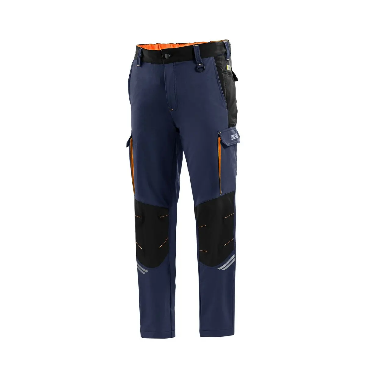 Calças Desportivas Sparco Tech Tw Azul Escuro Laranja 1