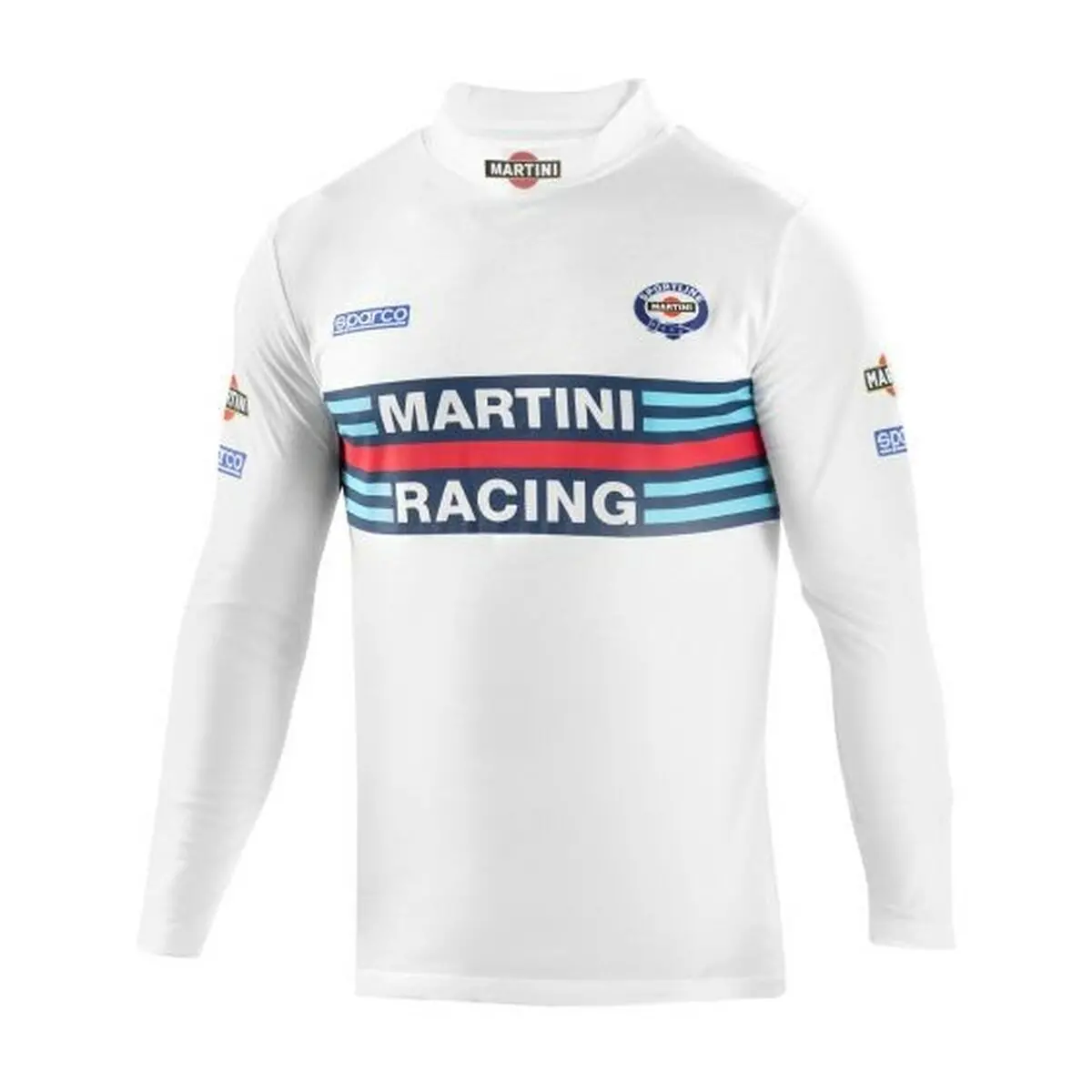 Camisola De Manga Comprida Homem Sparco Martini Racing Branco S 1