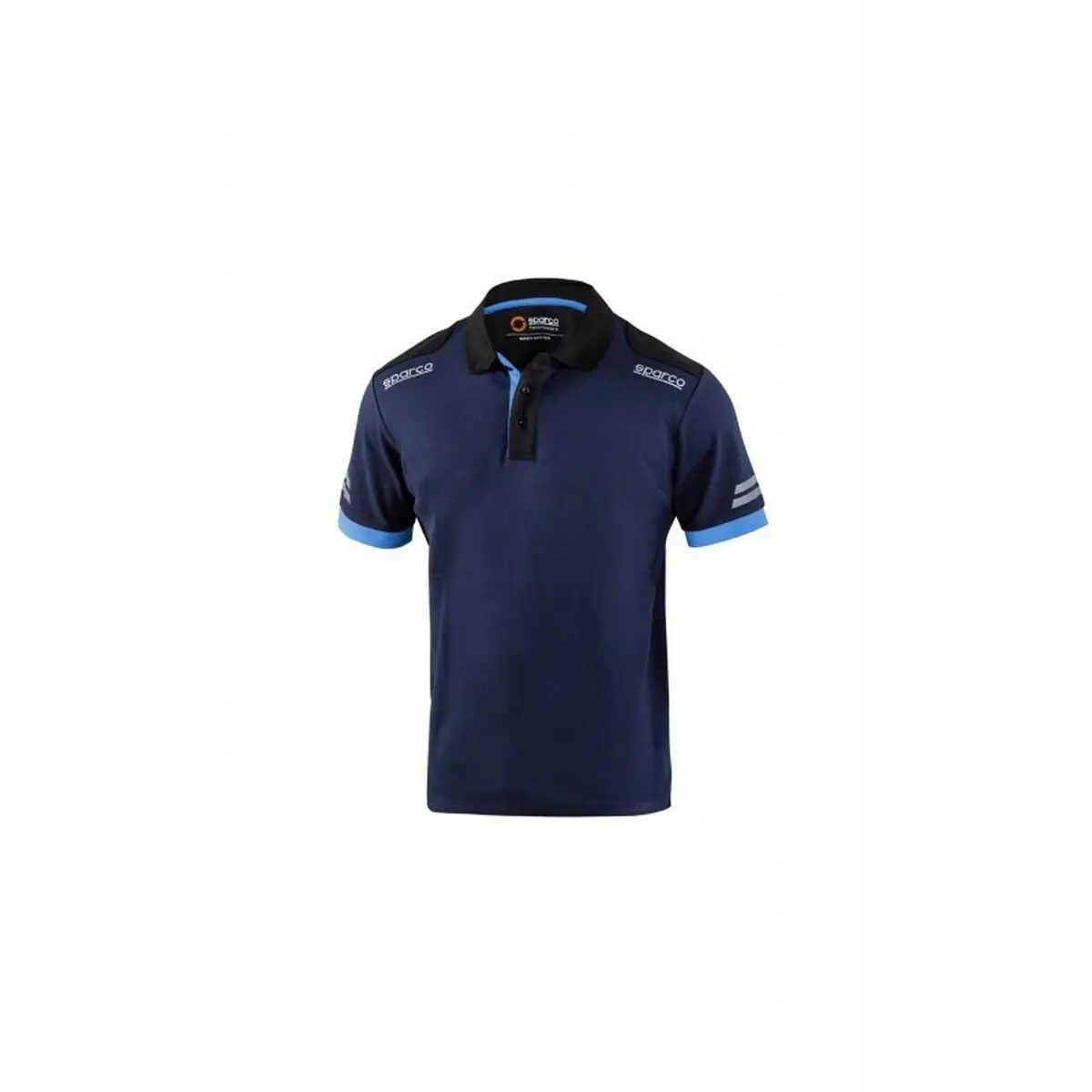 Polo De Manga Curta Homem Sparco Sparco Tech Azul Azul Marinho Xs 1