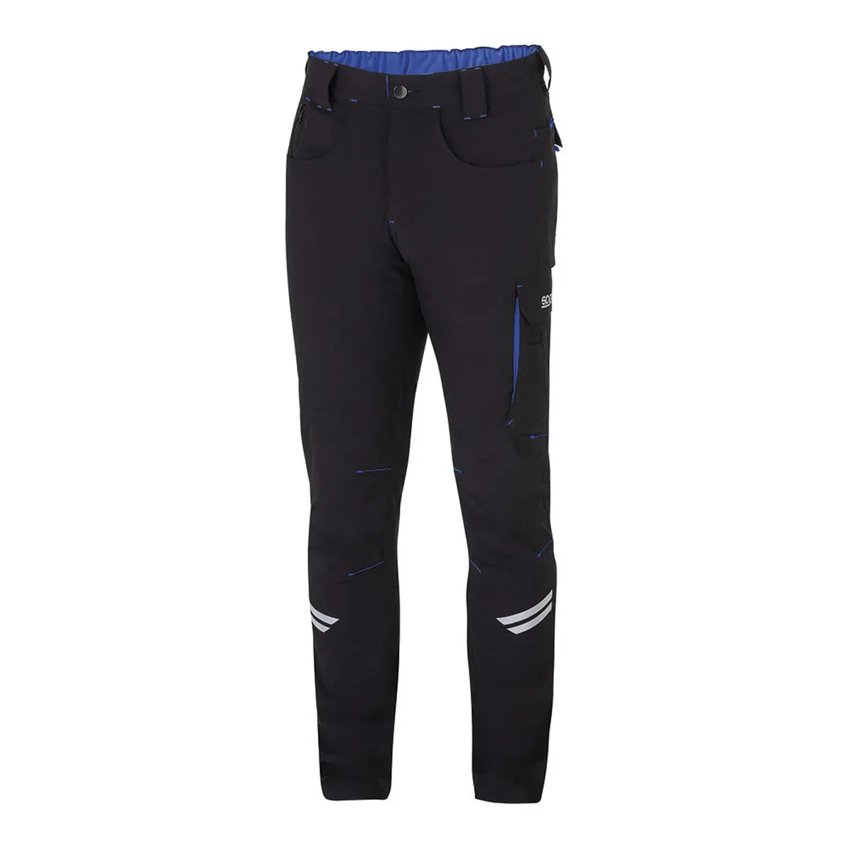 Calças De Segurança Sparco Kansas Preto Preto/Azul 1