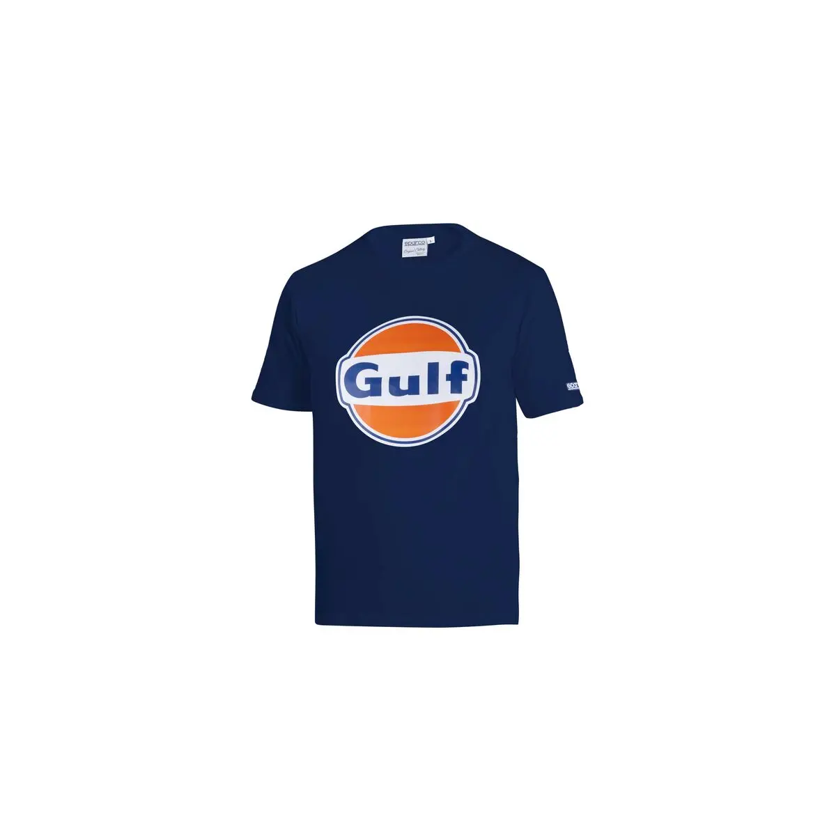 Camisola De Manga Curta Homem Sparco Gulf Azul Marinho 1