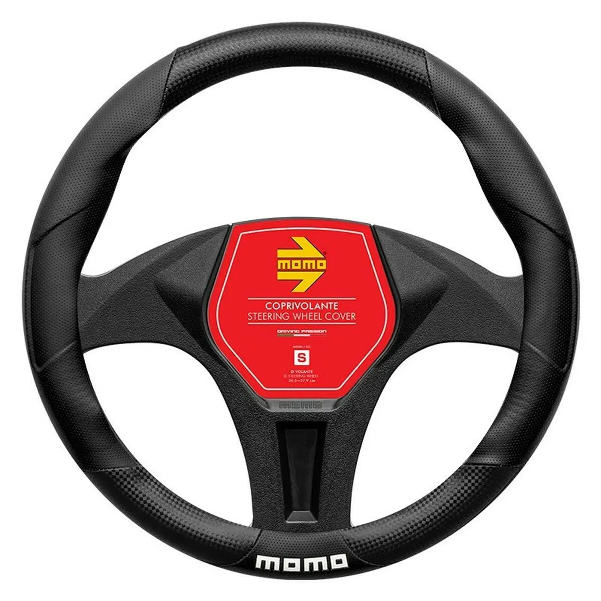 Foro Para Volante Momo Tuning Black (37/38 Cm) 1
