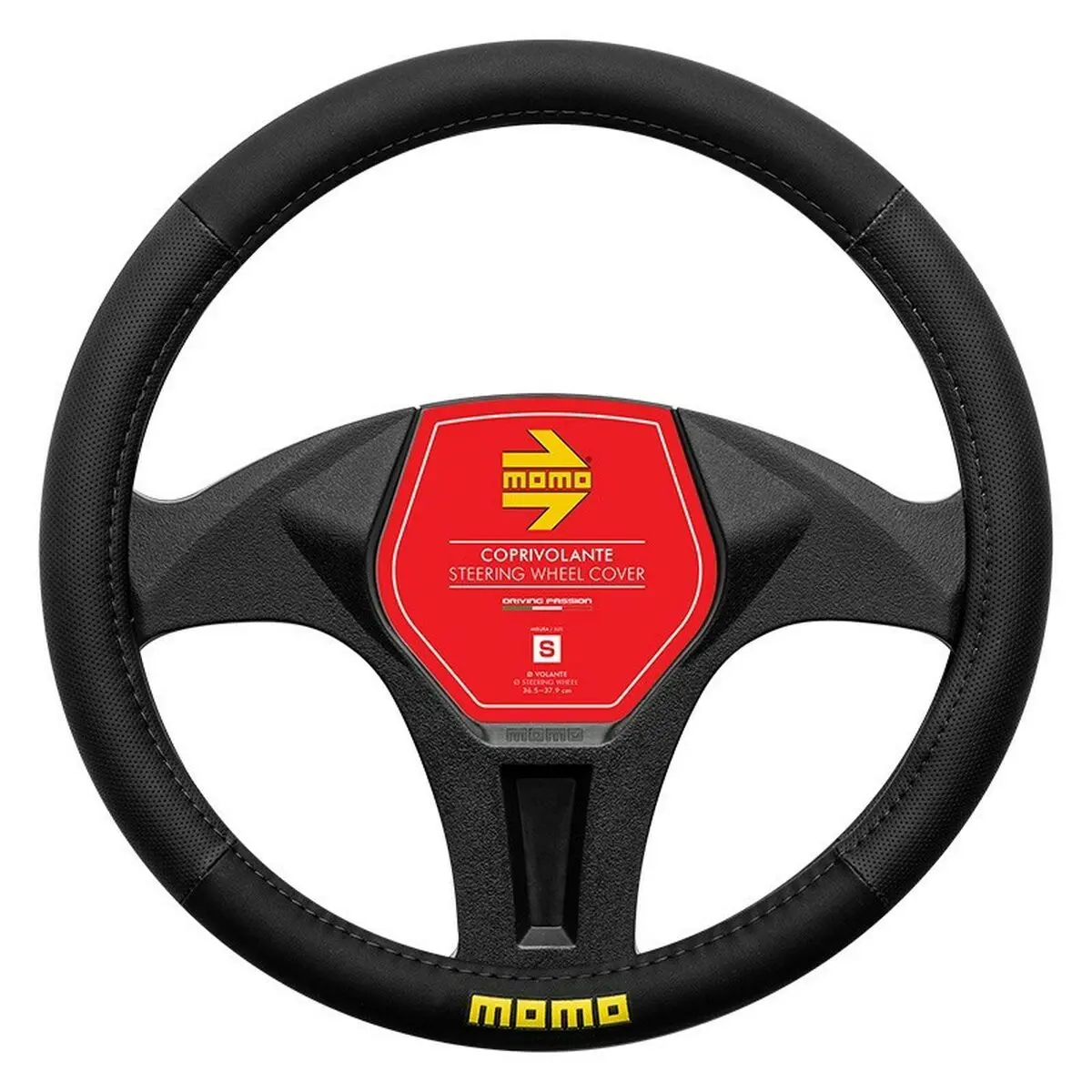 Forro Para Volante Momo Easy Black (37/38 Cm) 1