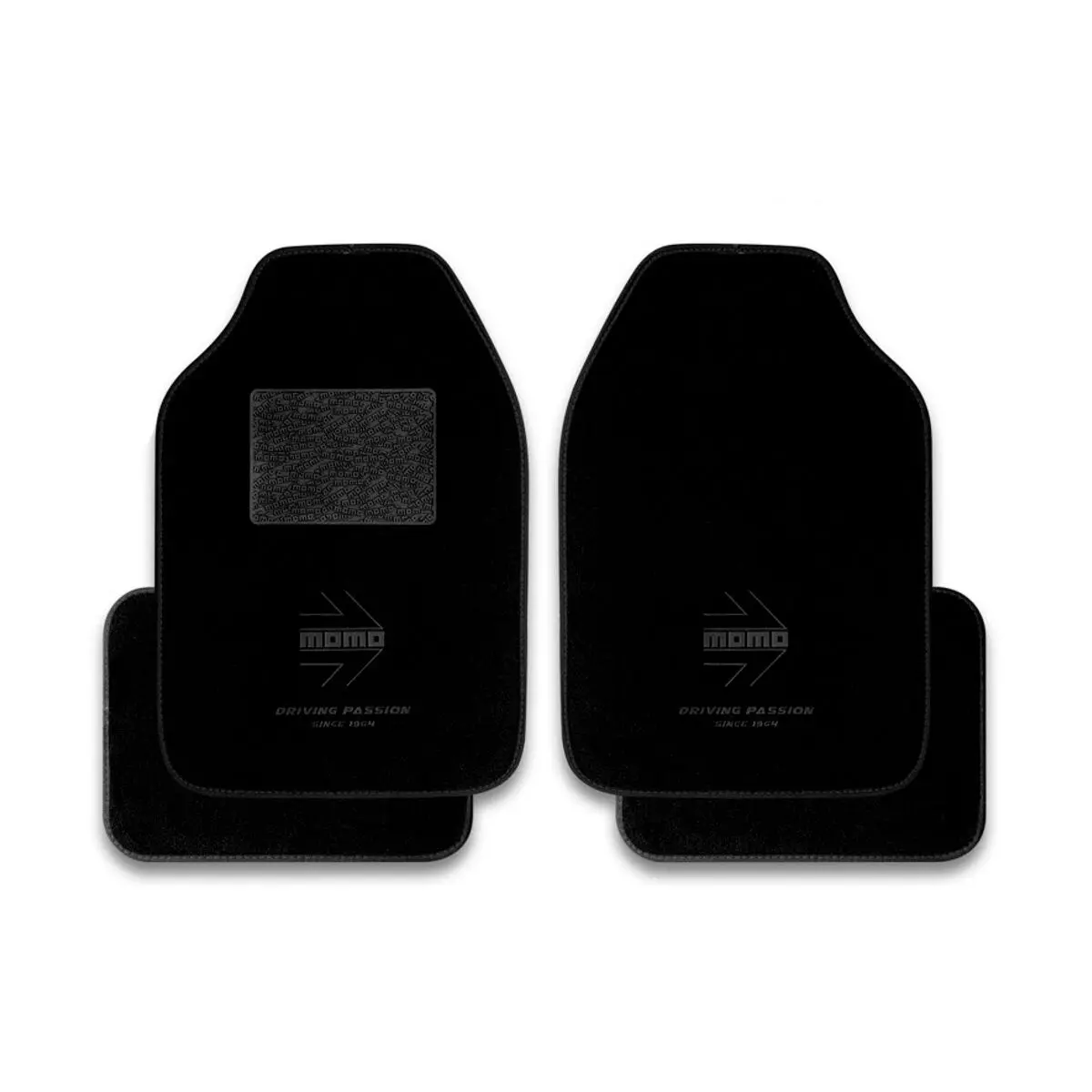 Conjunto De Tapetes De Carro Momo Momlcm4bkbk Preto 1