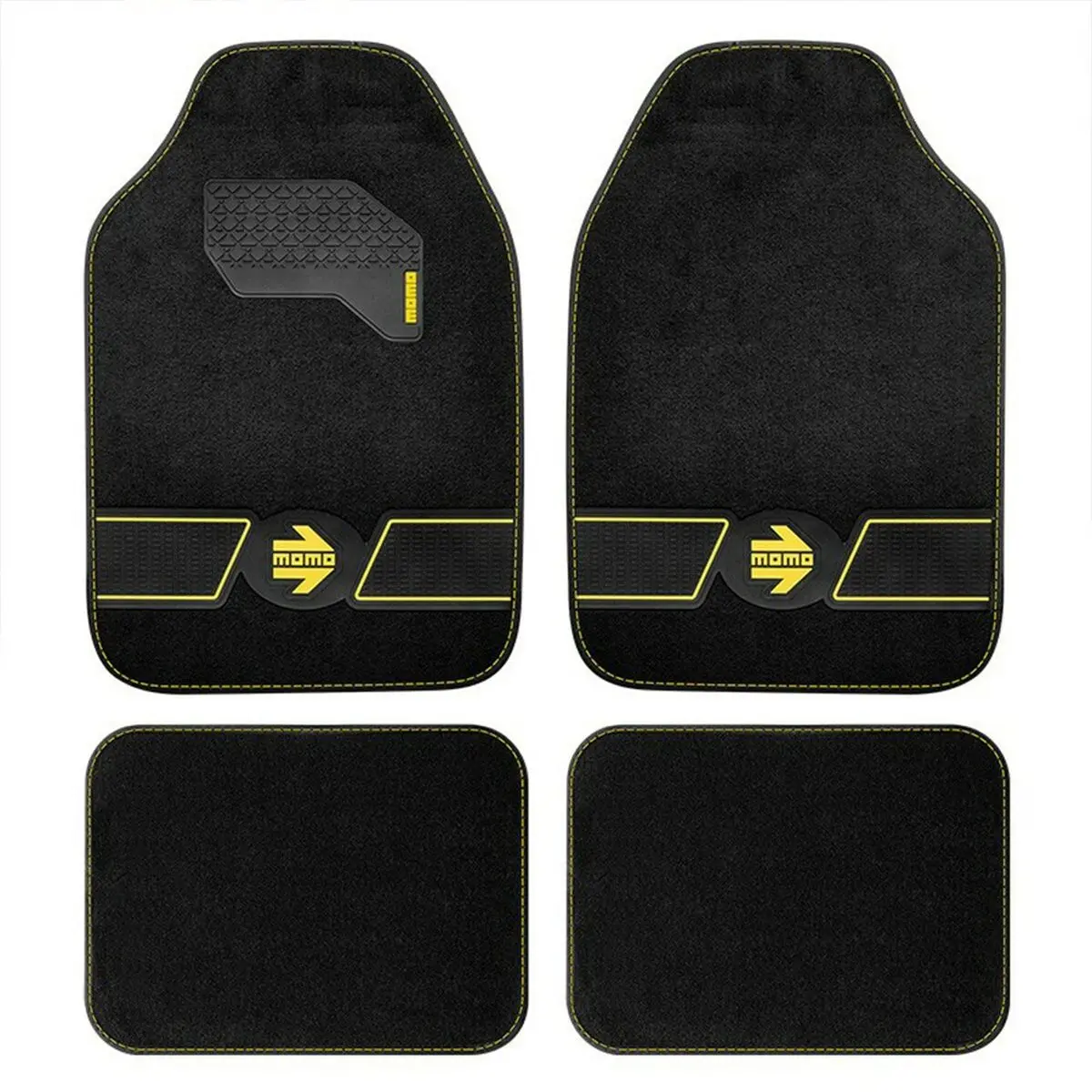 Conjunto De Tapetes De Carro Momo Momlcm4fuby Universal 4 Peças 2