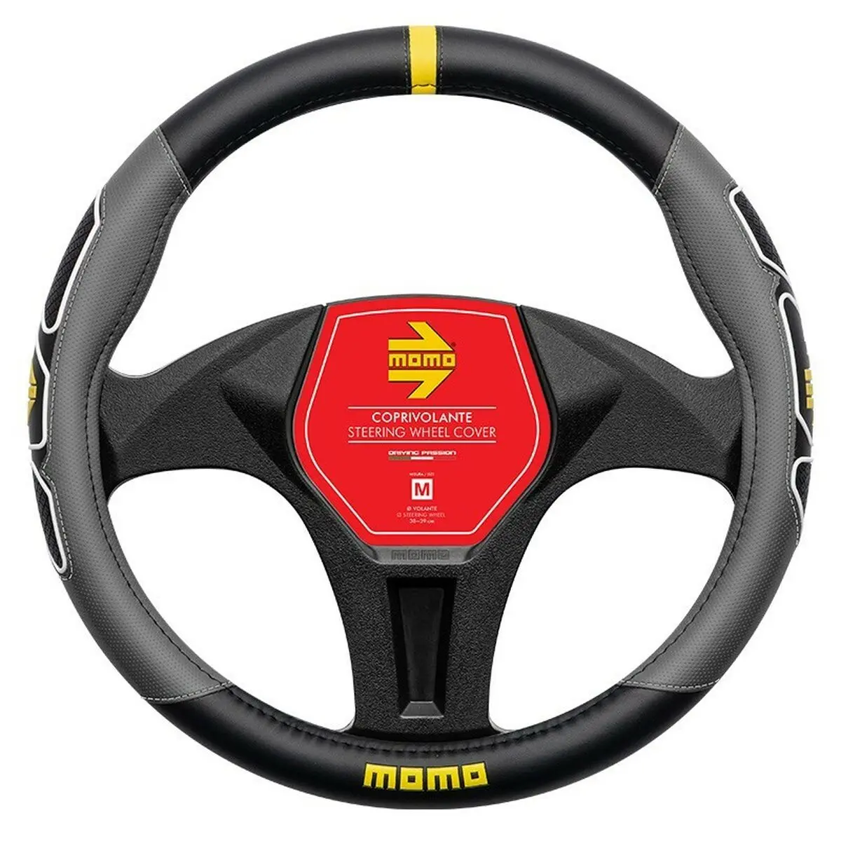 Forro Para Volante Momo Fun Grey (38/39 Cm) 1
