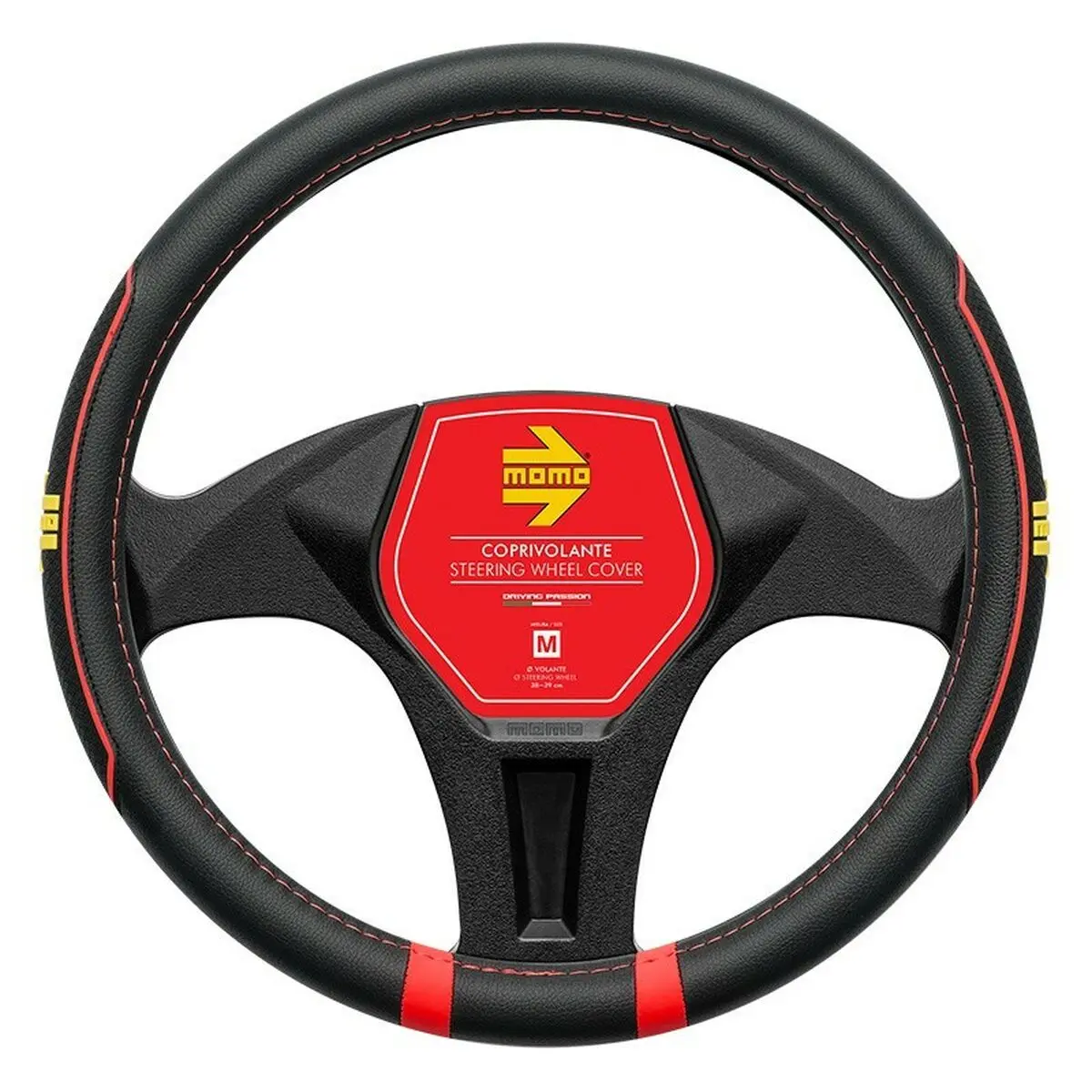 Forro Para Volante Momo Fast Red (38/39 Cm) 1