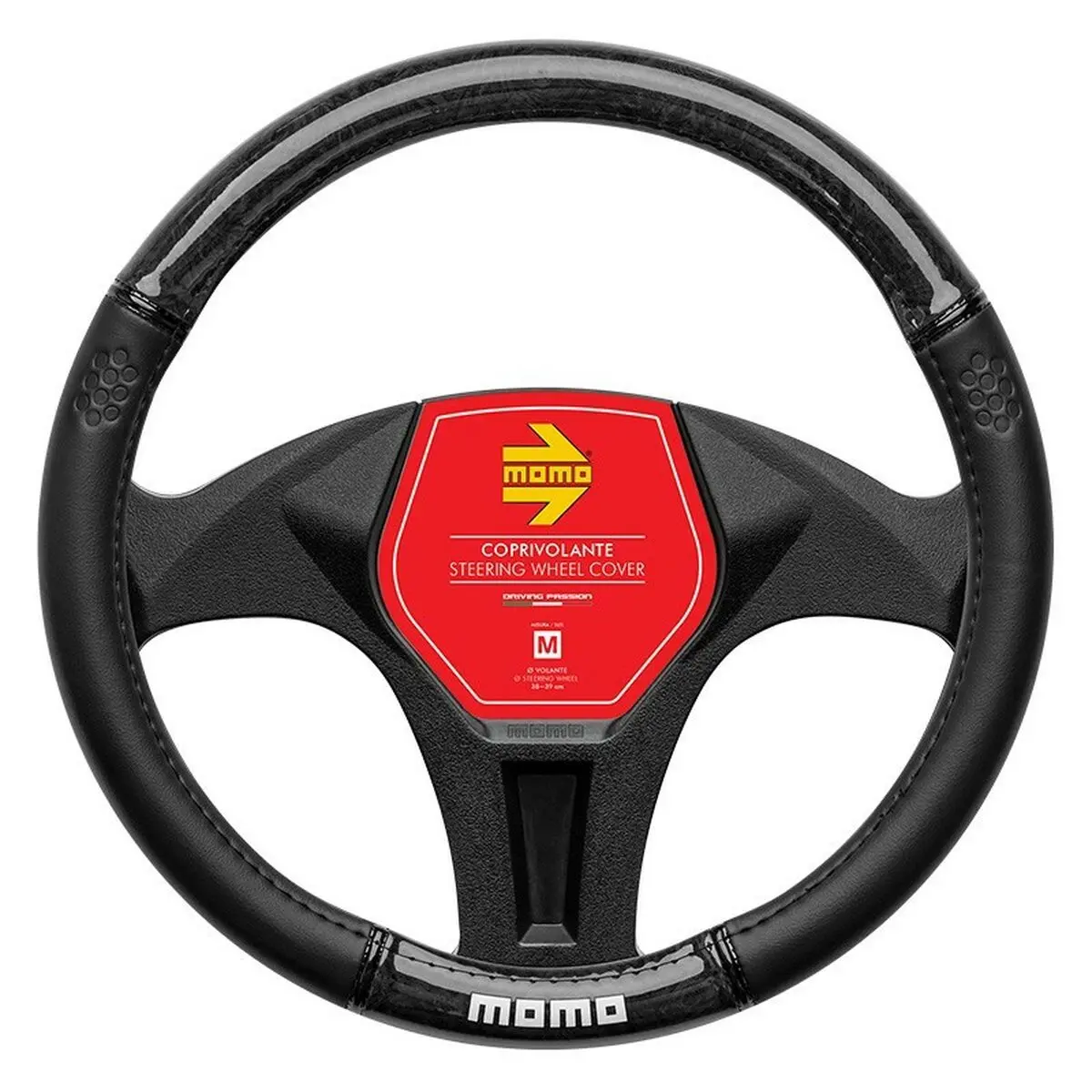Forro Para O Volante Momo Momlswc0lxblk Ø 38-39 Cm 1