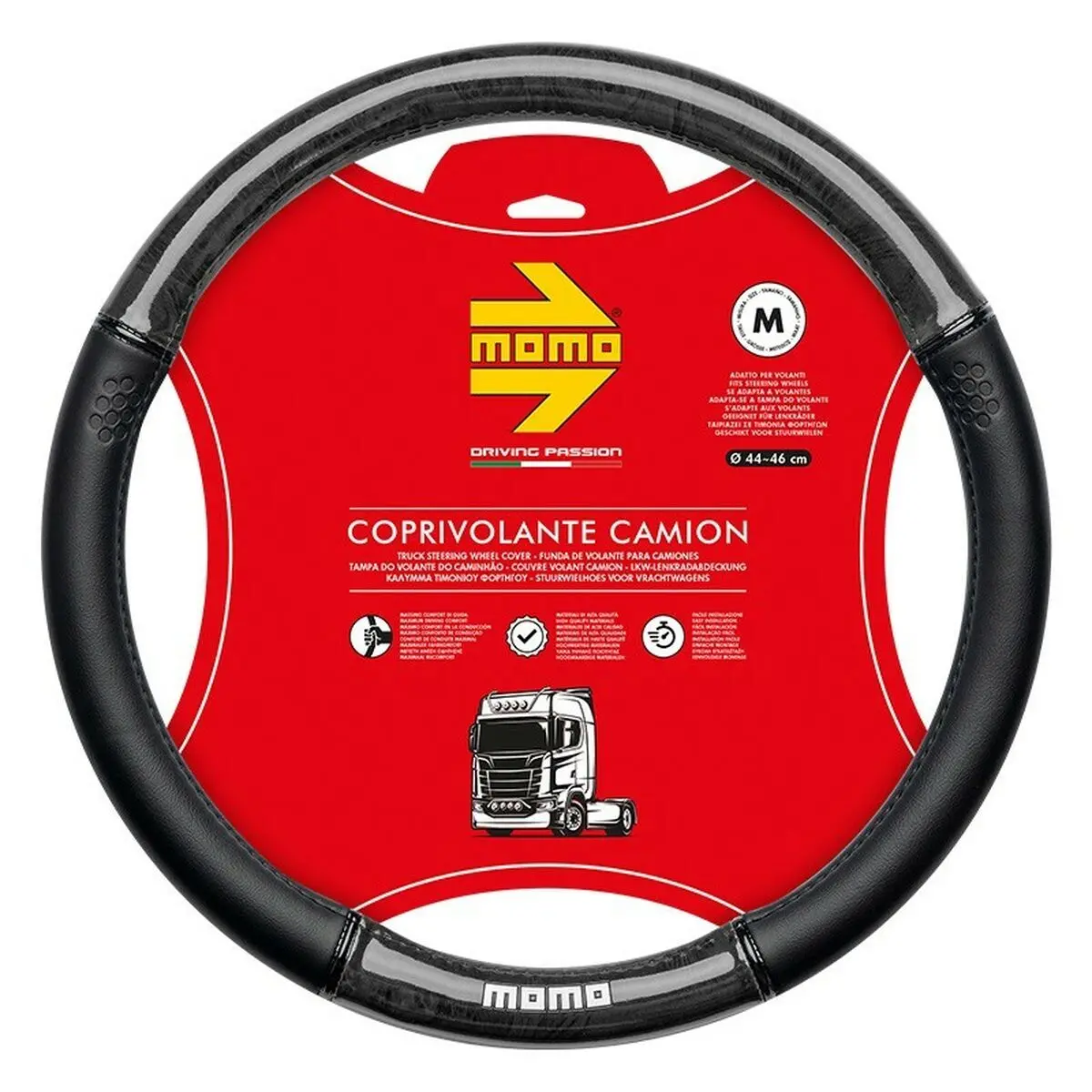 Forro Para O Volante Momo Momlswctlxblk Ø 44-46 Cm 1