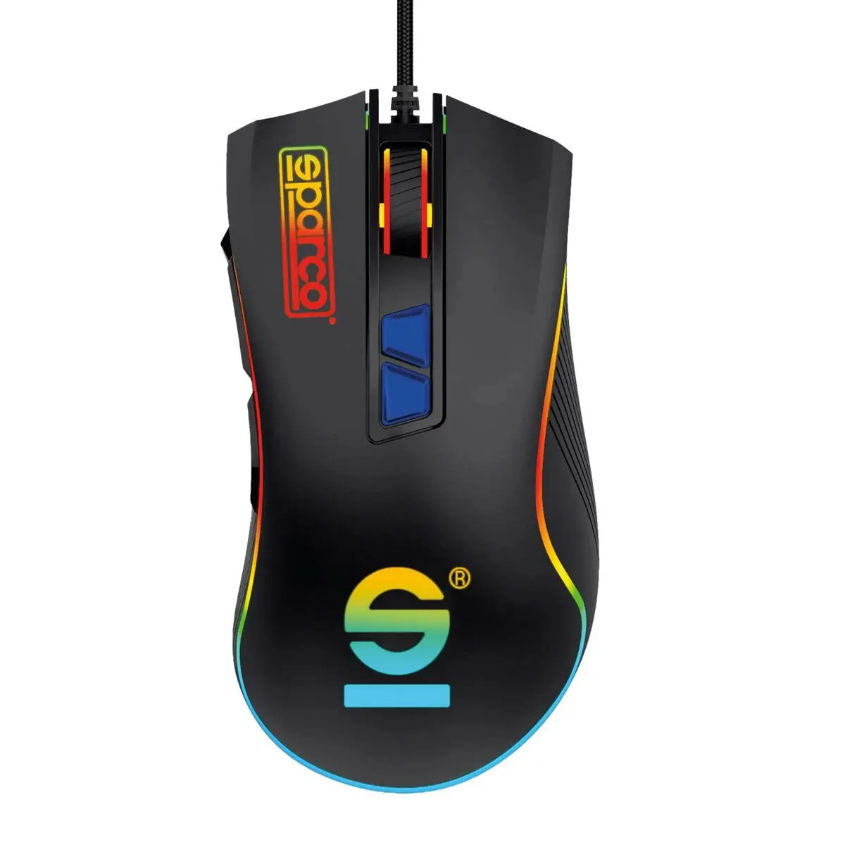 Rato Sparco Spmousepro Preto 1,5 M 1