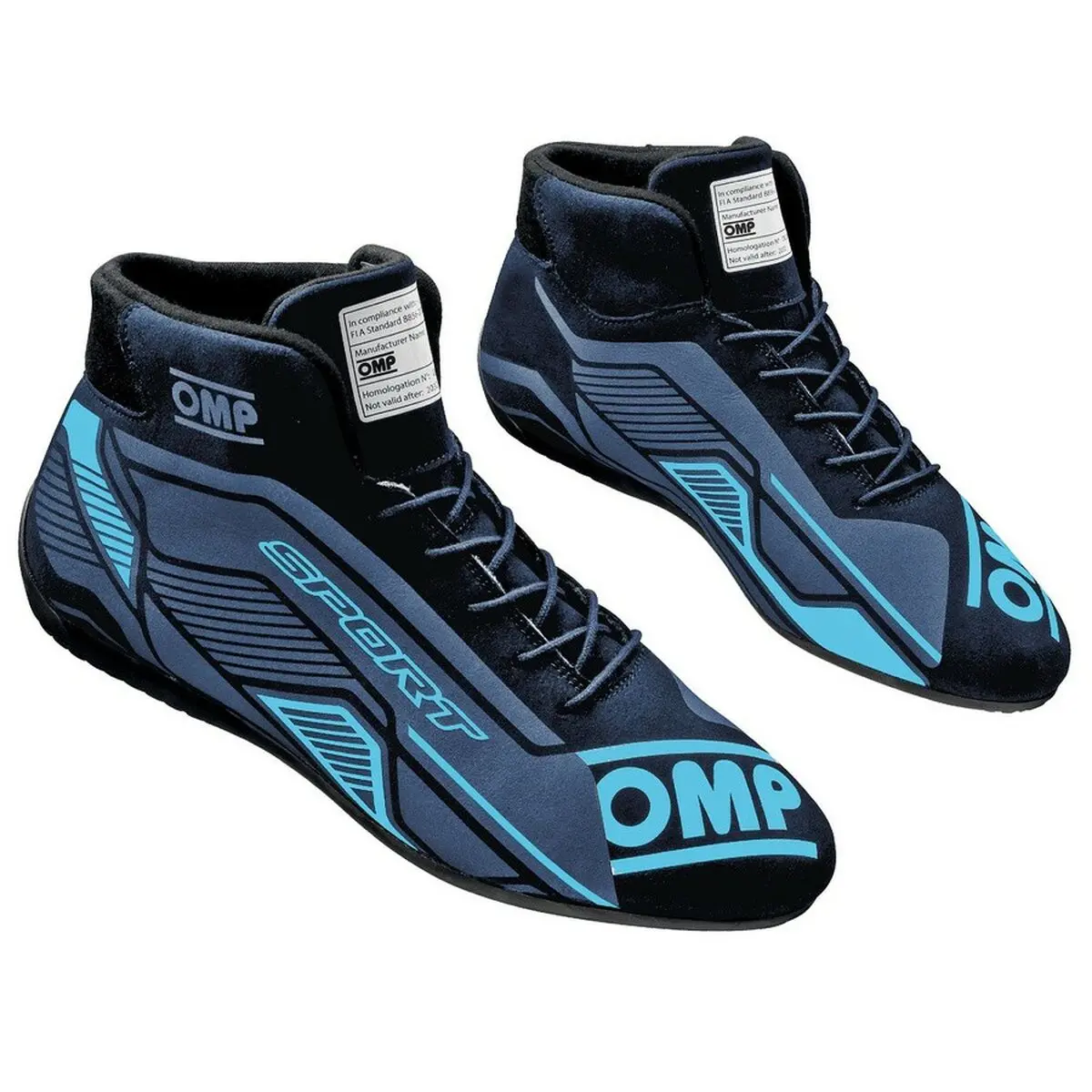 Botas De Corrida Omp Sport Preto/Azul 44 1