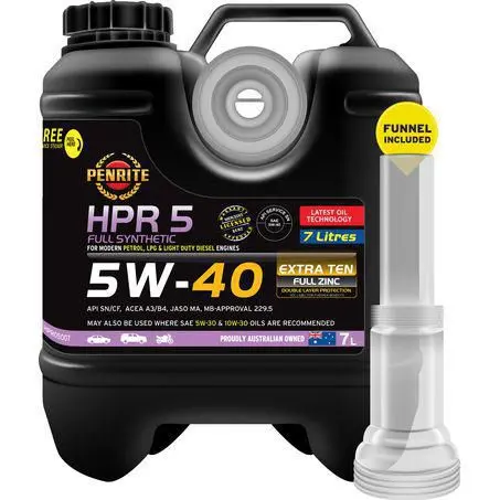 Penrite Hpr 5 Fully Synthetic 5W-40 7L Engine Oil - Hpr05007 1