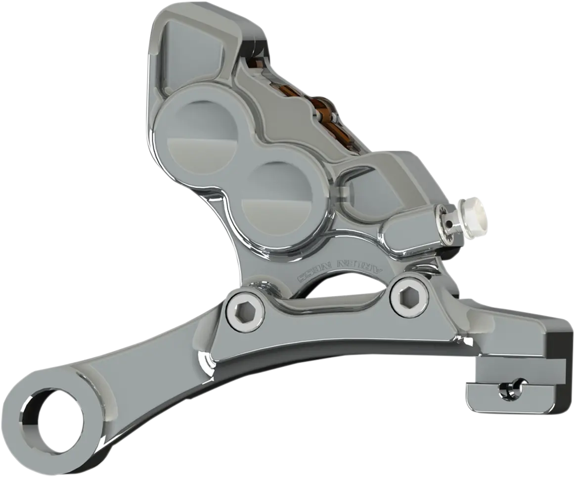 Arlen Ness 4-Piston Caliper - Rear - 11.8" - Chrome 02-304 1