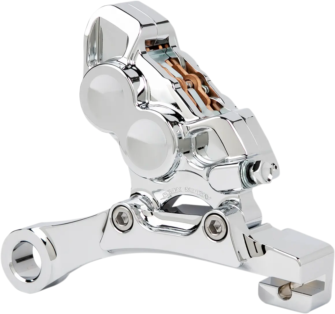 Arlen Ness 4-Piston Caliper - Rear - 11.8" - Chrome 02-324 1