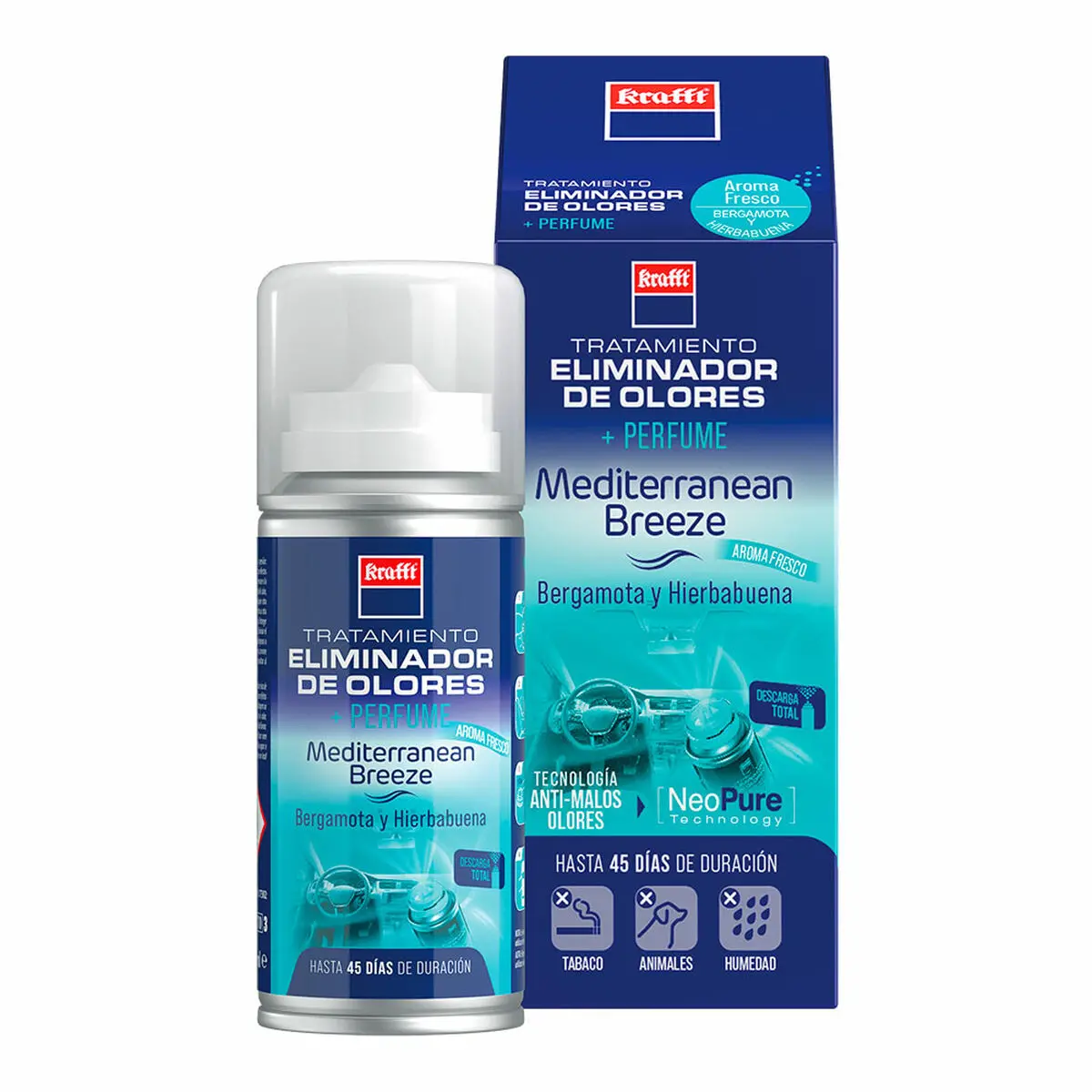 Produto De Limpeza Para Painel De Instrumentos Krafft Mediterranean Breeze 150 Ml Bergamota 1