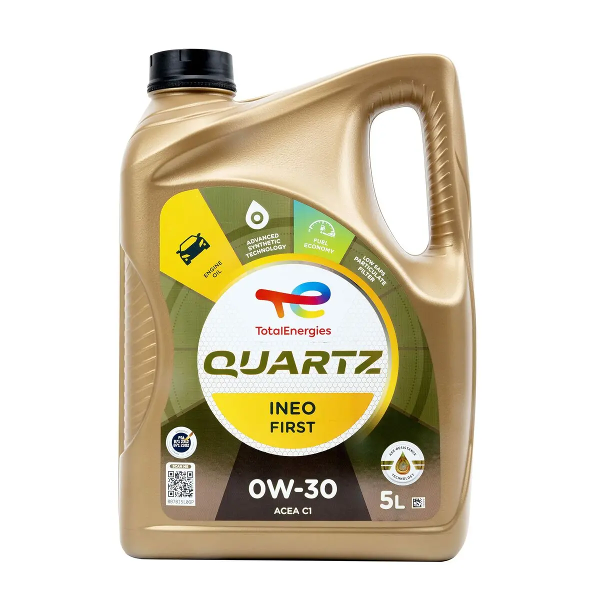 Óleo De Motor Para Automóveis Totalenergies Ineo First 0W30 5 L 2