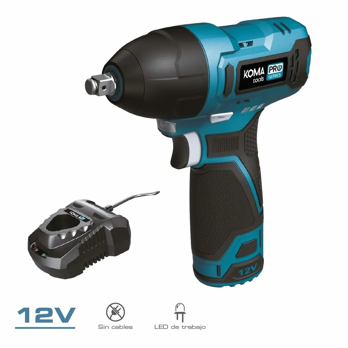 Chave De Impacto Koma Tools 12 V 120 Nm 1