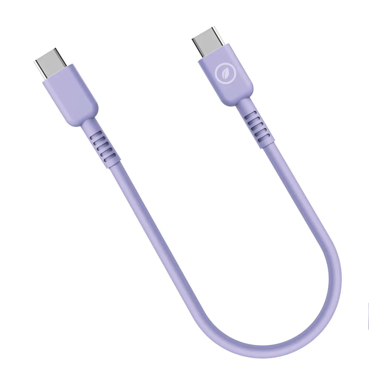 Cabo Usb-C Para Usb-C Muvit For Change Lavanda 0,2 M 1