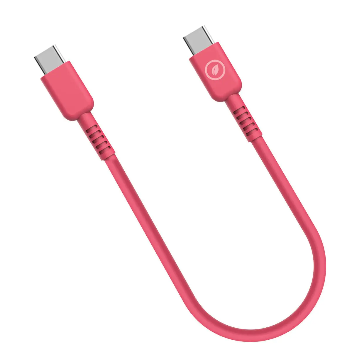 Cabo Usb-C Para Usb-C Muvit For Change Magenta 0,2 M 1