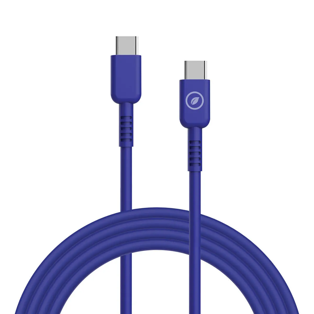 Cabo Usb-C Para Usb-C Muvit For Change Azul 1,2 M 1