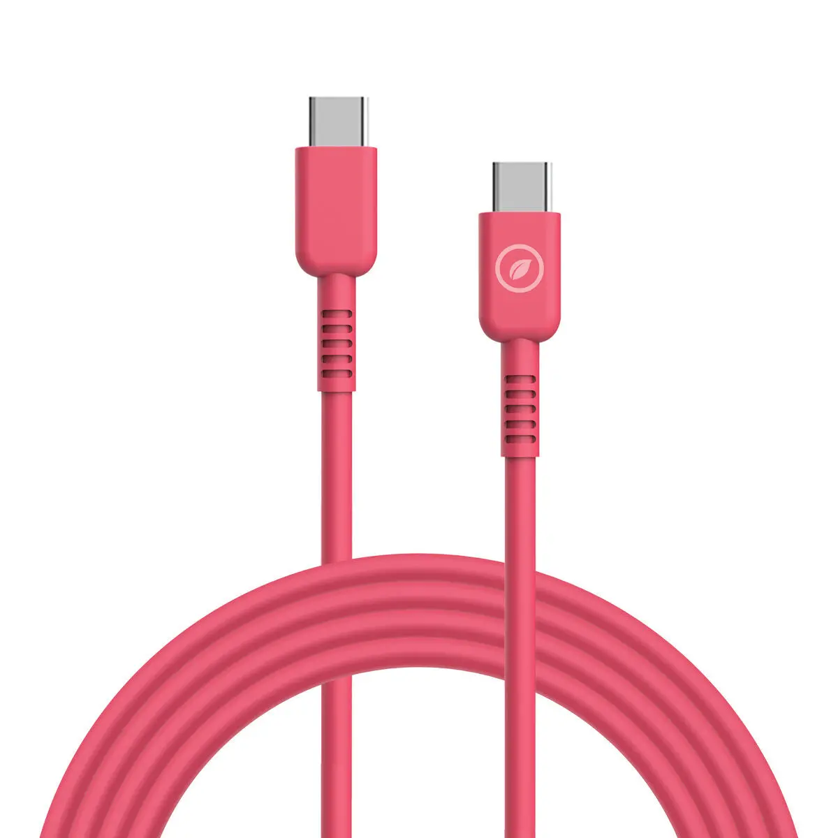 Cabo Usb-C Para Usb-C Muvit For Change Magenta 1,2 M 1