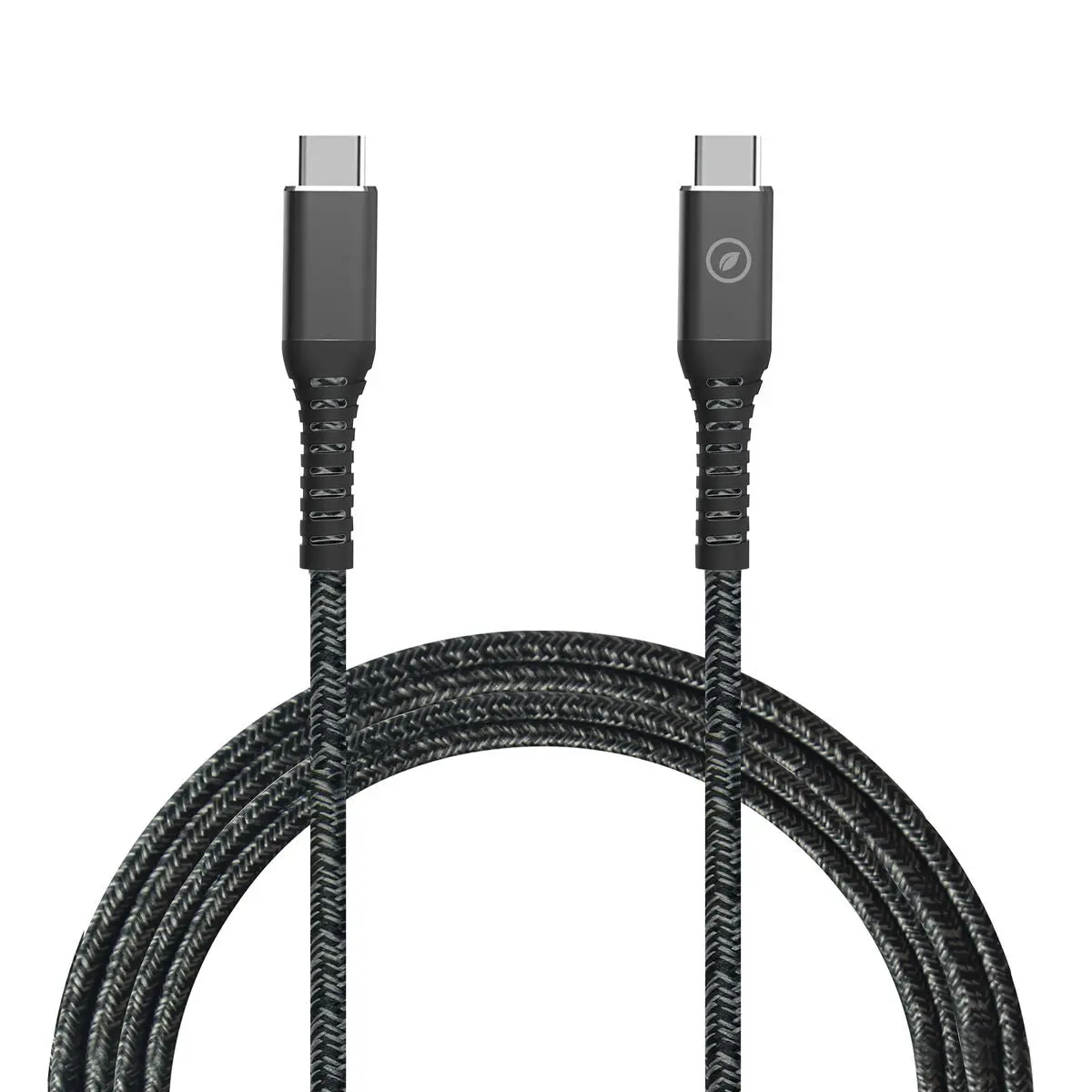 Cabo Usb-C Para Usb-C Muvit For Change Preto 1,2 M 1