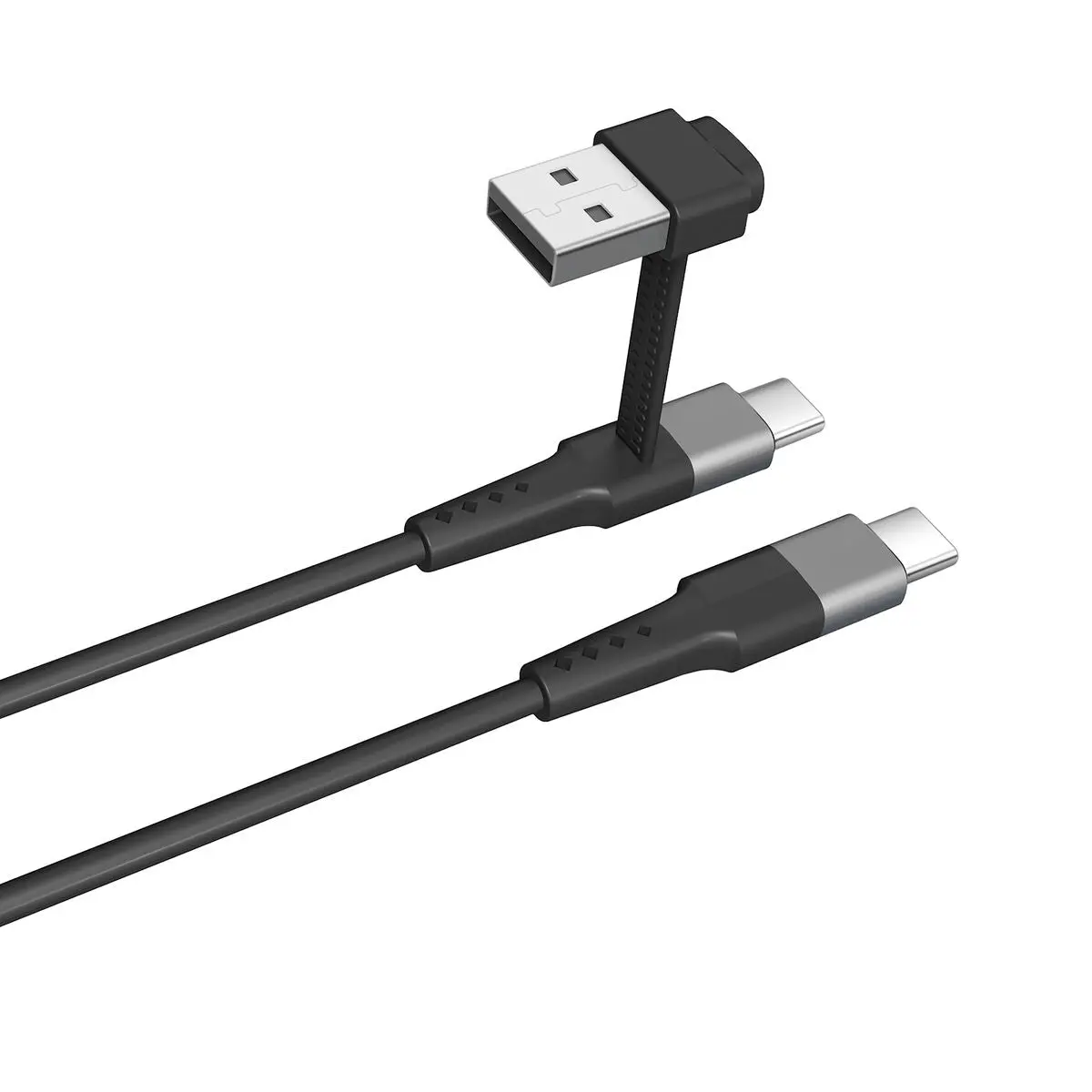 Cabo Usb A Para Usb-C Muvit For Change Preto 1