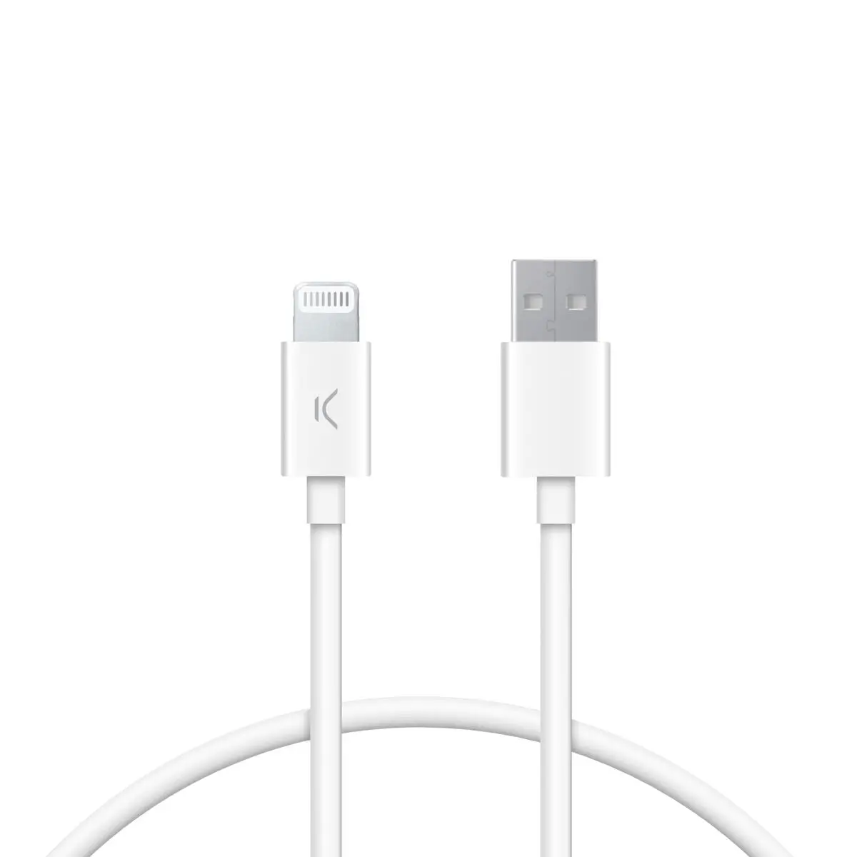 Cabo Usb Ksix Branco 1 M 1
