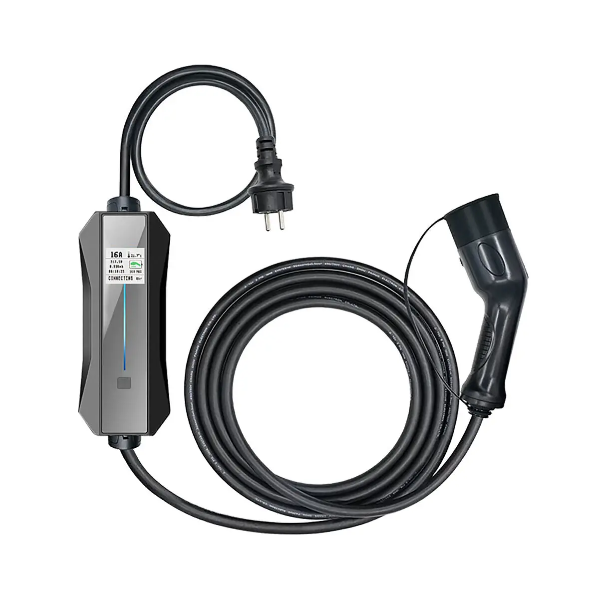 Carregador De Carro Elétrico Ksix Schuko-T2 1